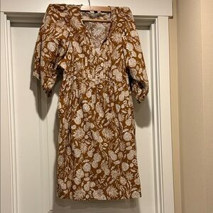 Universal Thread Brown Floral Mini Dress